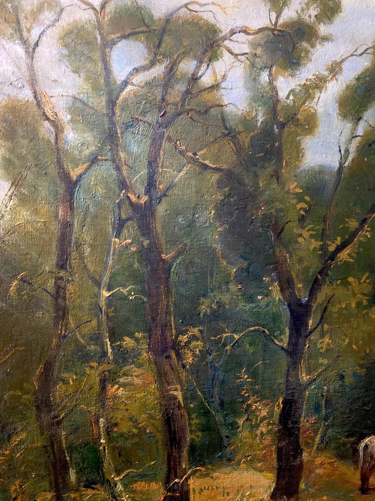 Oil painting Herd in planting Litvinov Oleg Arkad'yevich