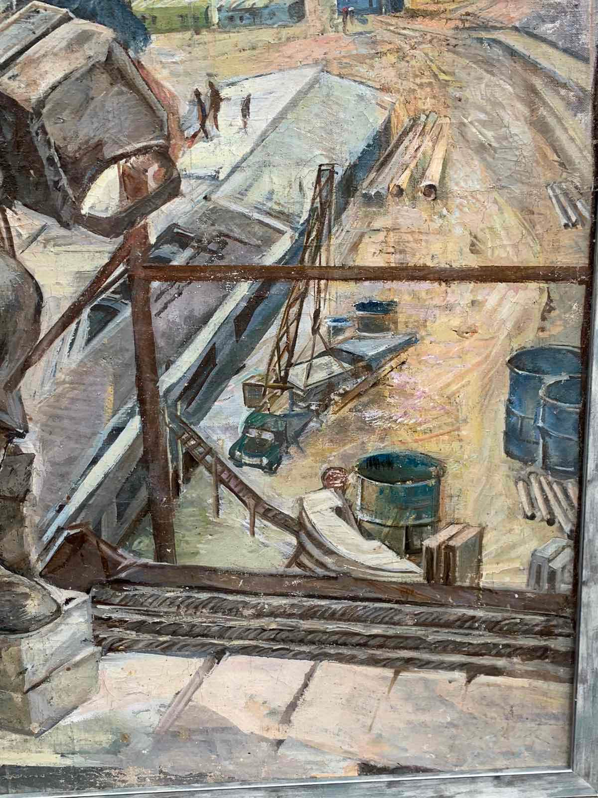 Oil painting Welder Ivanova Valentina Vladimirovna