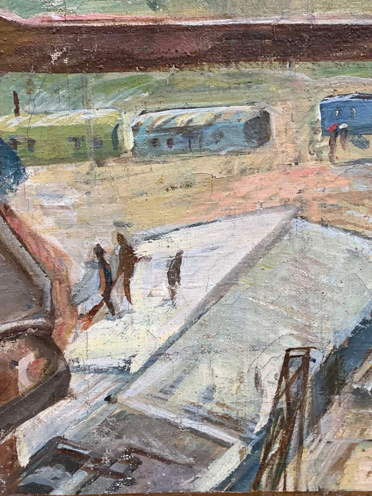 Oil painting Welder Ivanova Valentina Vladimirovna