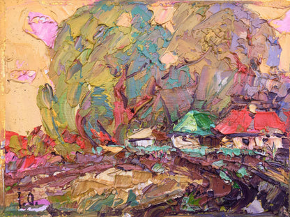 Oil painting Autumn day Ivanyuk Alex