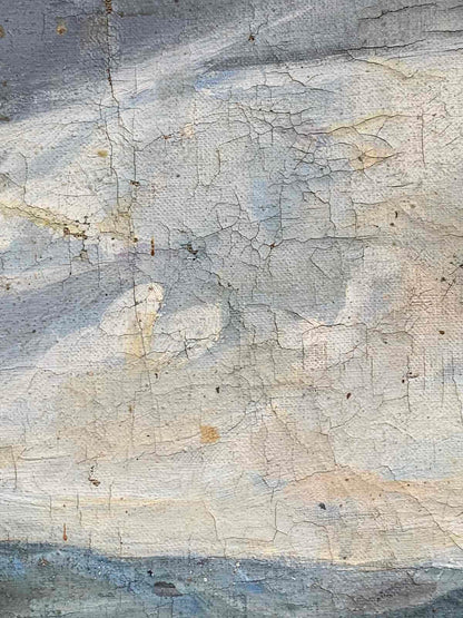 Oil painting Welder Ivanova Valentina Vladimirovna