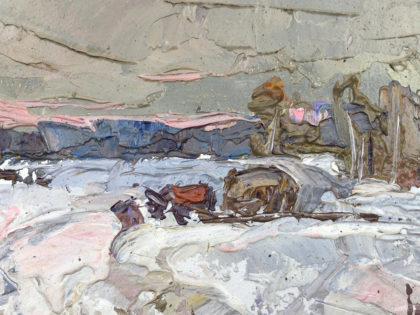 Oil painting Road