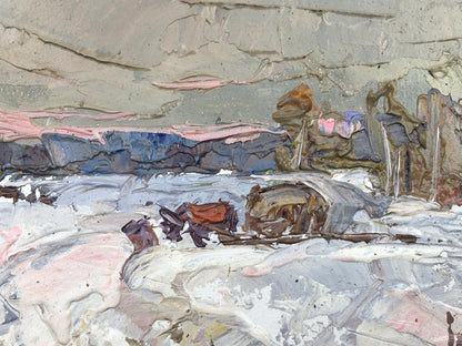 Oil painting Road