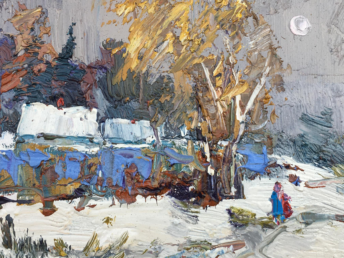 Village landscape Art 