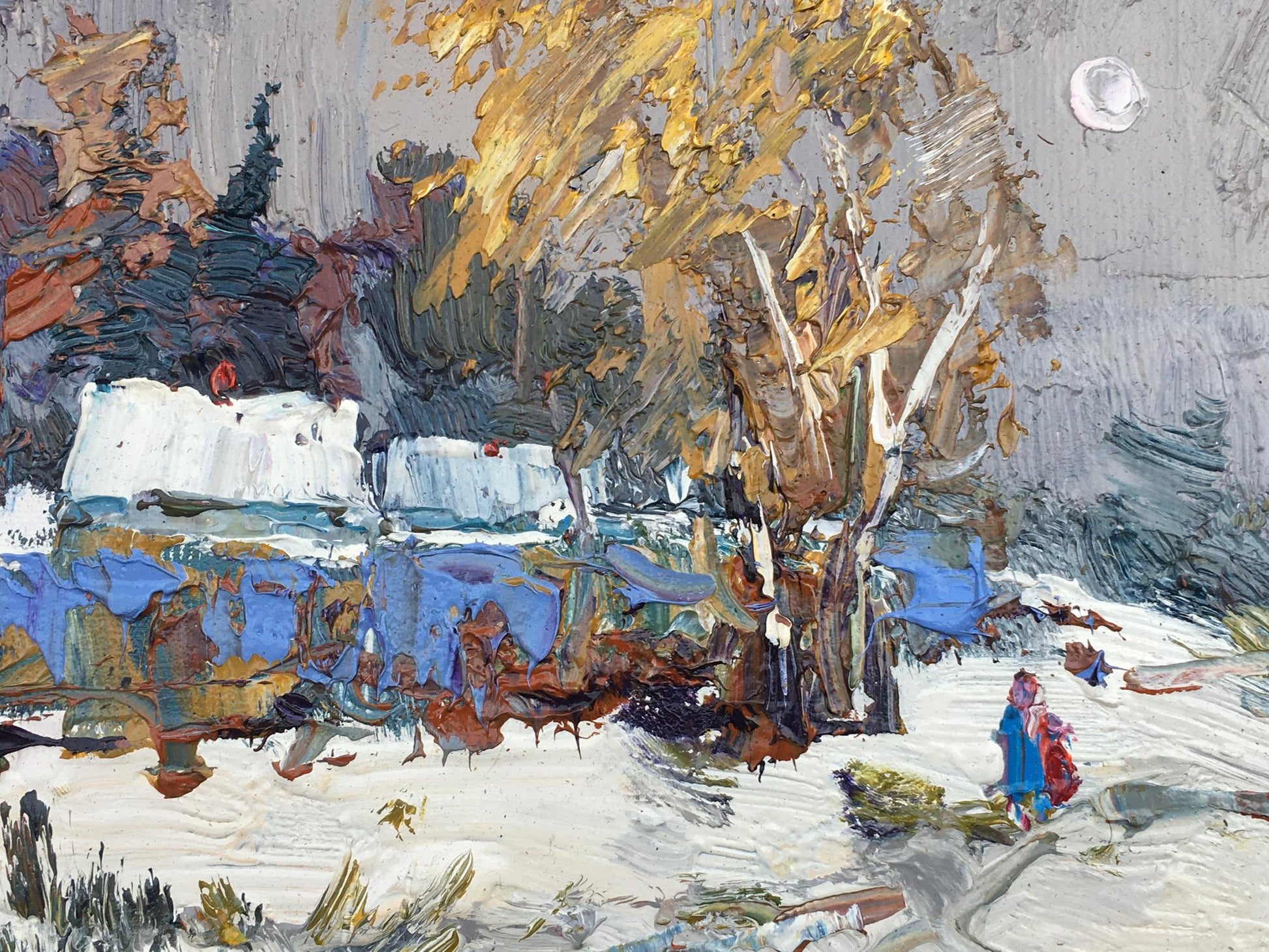 Village landscape Art 