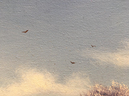 Oil painting Covered in snow Andrew Bagno