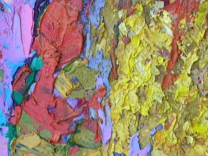 Oil Painting Nature Village 