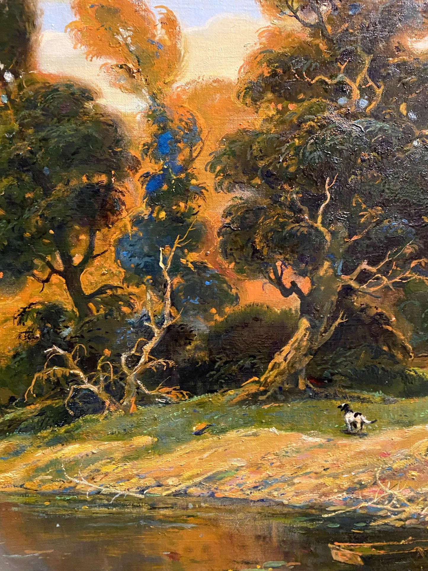 Oil painting Quiet river Litvinov Oleg Arkad'yevich