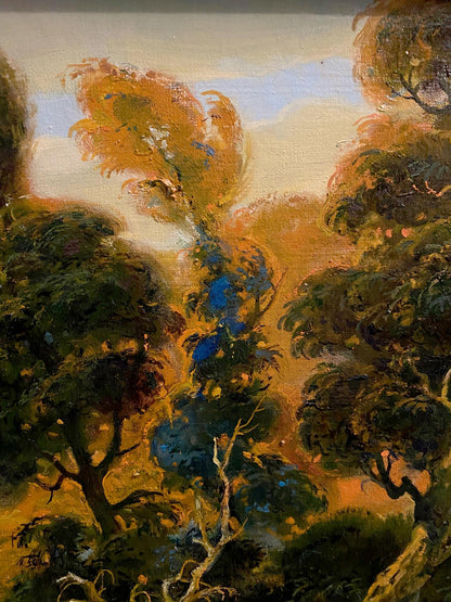 Oil painting Quiet river Litvinov Oleg Arkad'yevich
