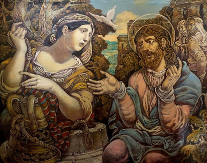 Oil painting Christ Litvinov Oleg Arkad'yevich