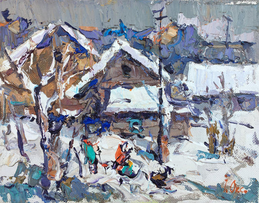 Oil painting Holidays Ivanyuk Oksana