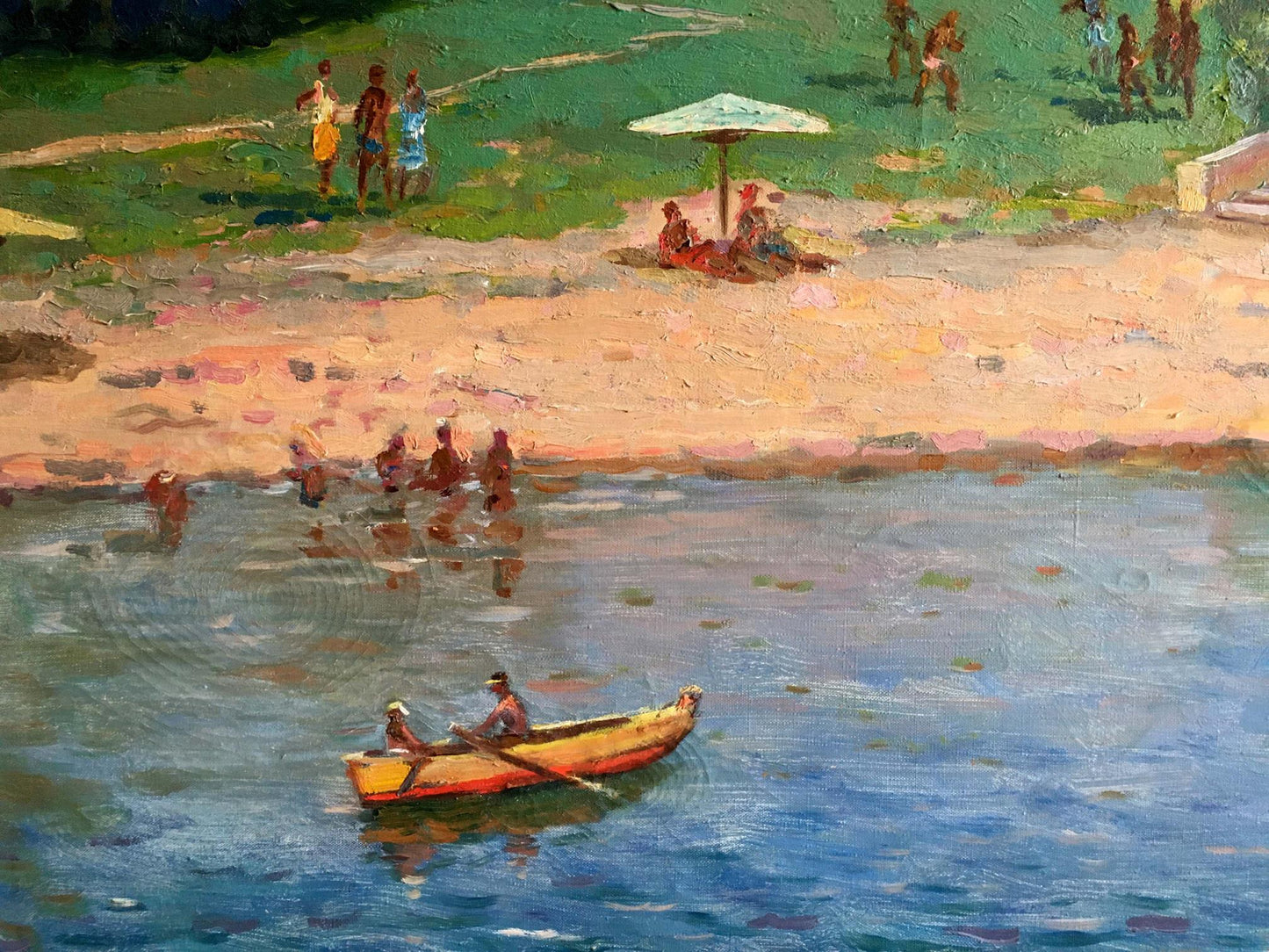 Oil painting Recreation Shvets Viktor Alexandrovich