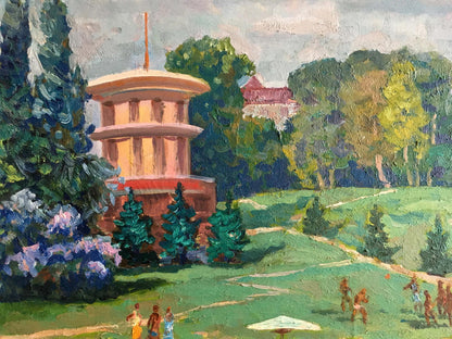 Oil painting Recreation Shvets Viktor Alexandrovich