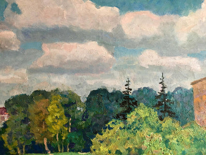 Oil painting Recreation Shvets Viktor Alexandrovich