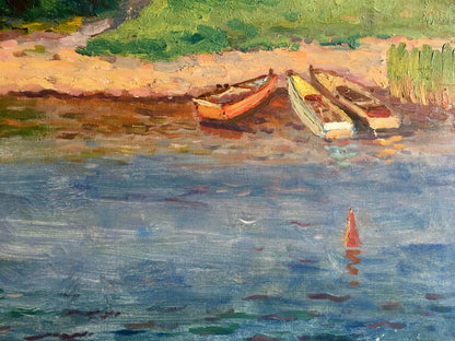 Oil painting Recreation Shvets Viktor Alexandrovich