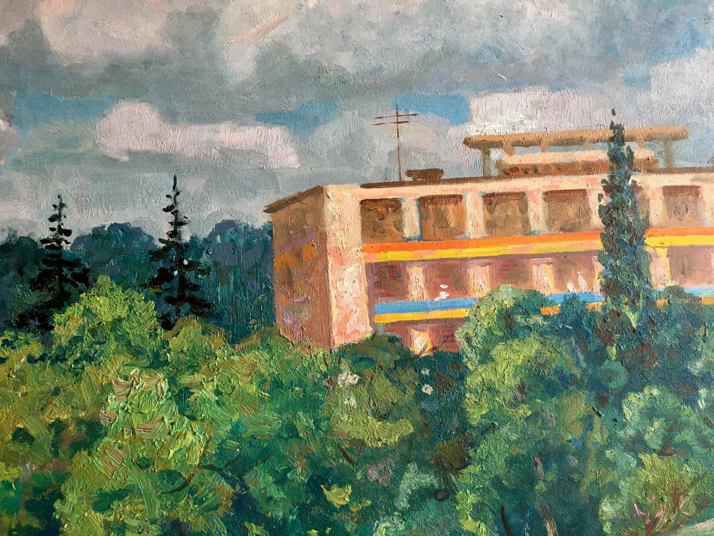 Oil painting Recreation Shvets Viktor Alexandrovich