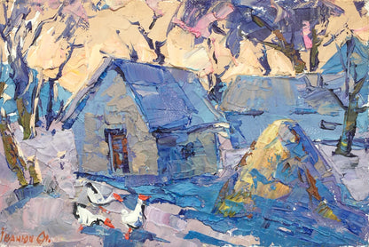 Oil painting By the evening Ivanyuk Alex