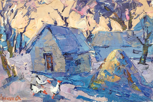 Oil painting By the evening Ivanyuk Alex
