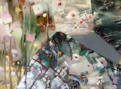 Abstract oil painting White dove Anatoly Borisovich Tarabanov