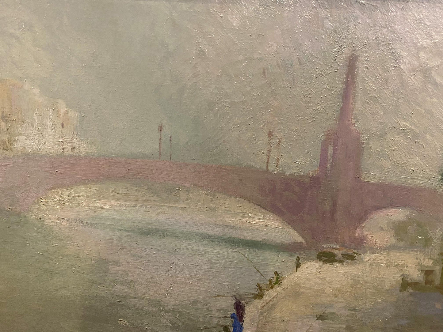 Oil painting Embankment of the city Krichevsky Nikolay Vasilievich