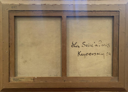 Oil painting Embankment of the city Krichevsky Nikolay Vasilievich