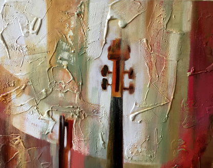 Abstract oil painting Sonic Impression Anatoly Tarabanov