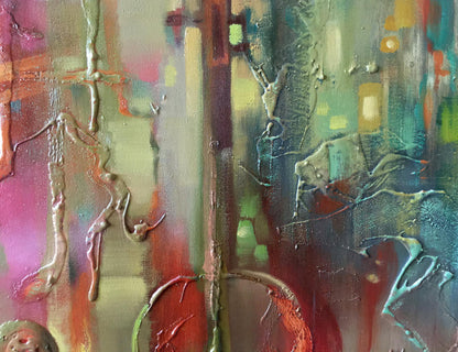 Abstract oil painting Sonic Impression Anatoly Tarabanov