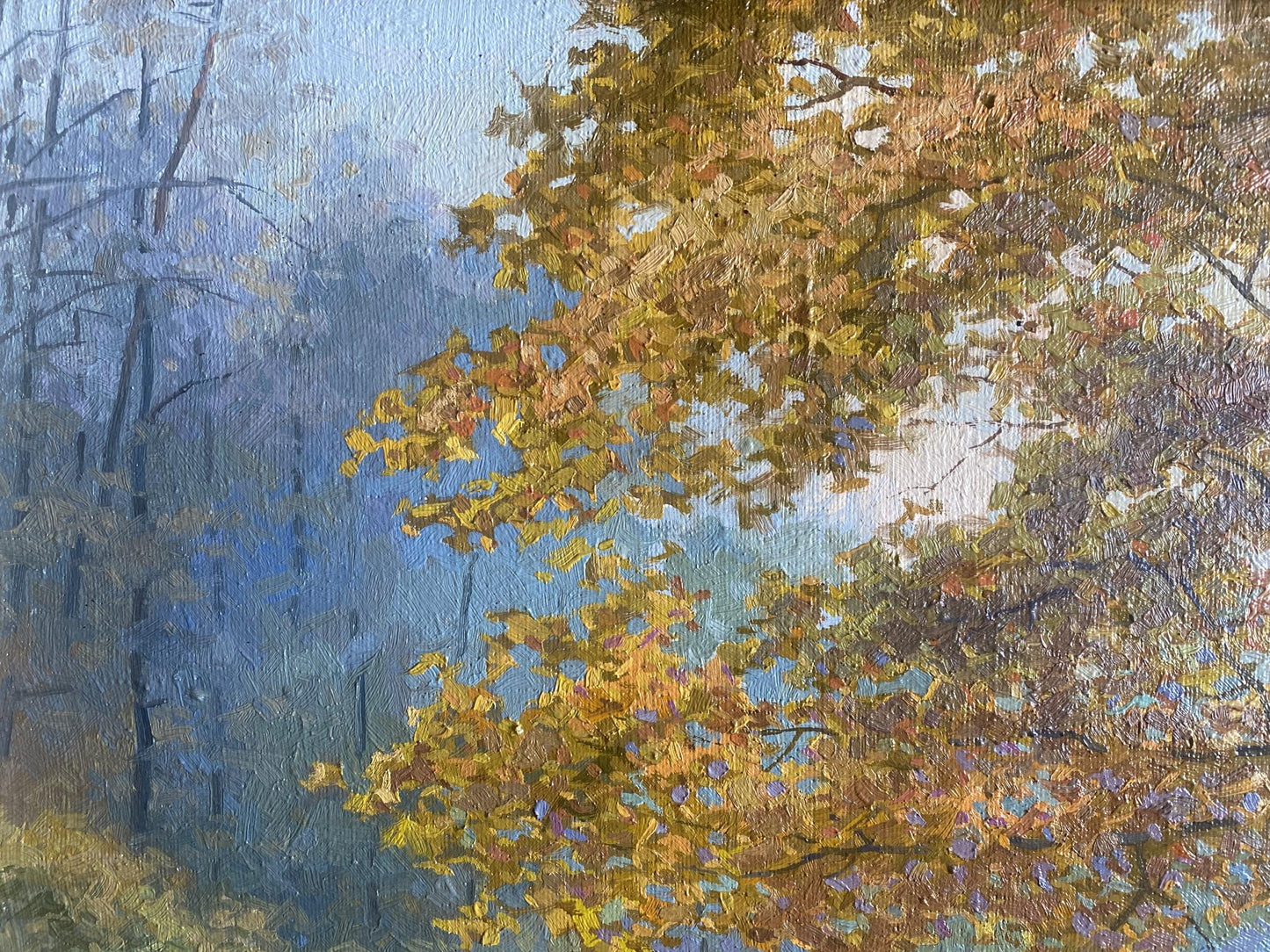 Oil painting Autumn Valentin Stepanovich Tereshenko