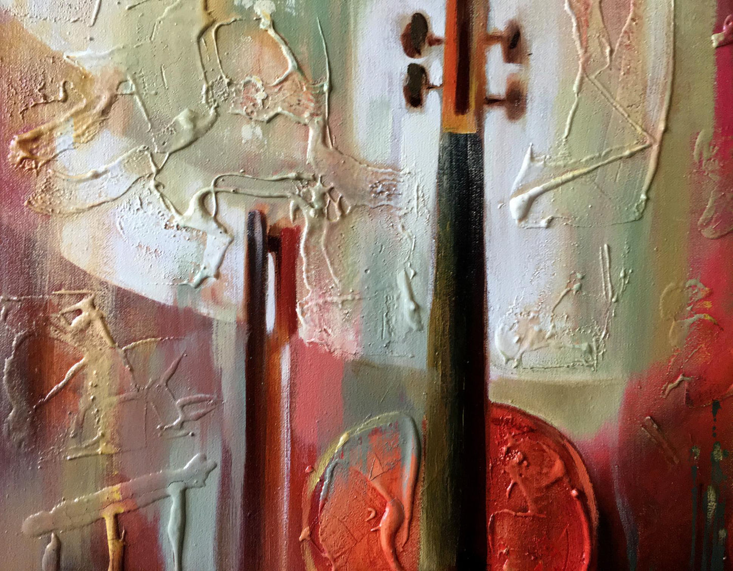 Abstract oil painting Sonic Impression Anatoly Tarabanov