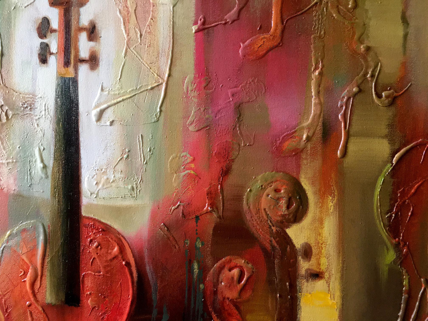 Abstract oil painting Sonic Impression Anatoly Tarabanov