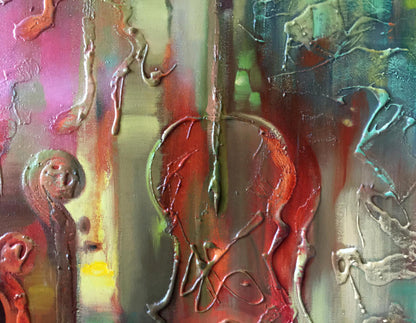 Abstract oil painting Sonic Impression Anatoly Tarabanov