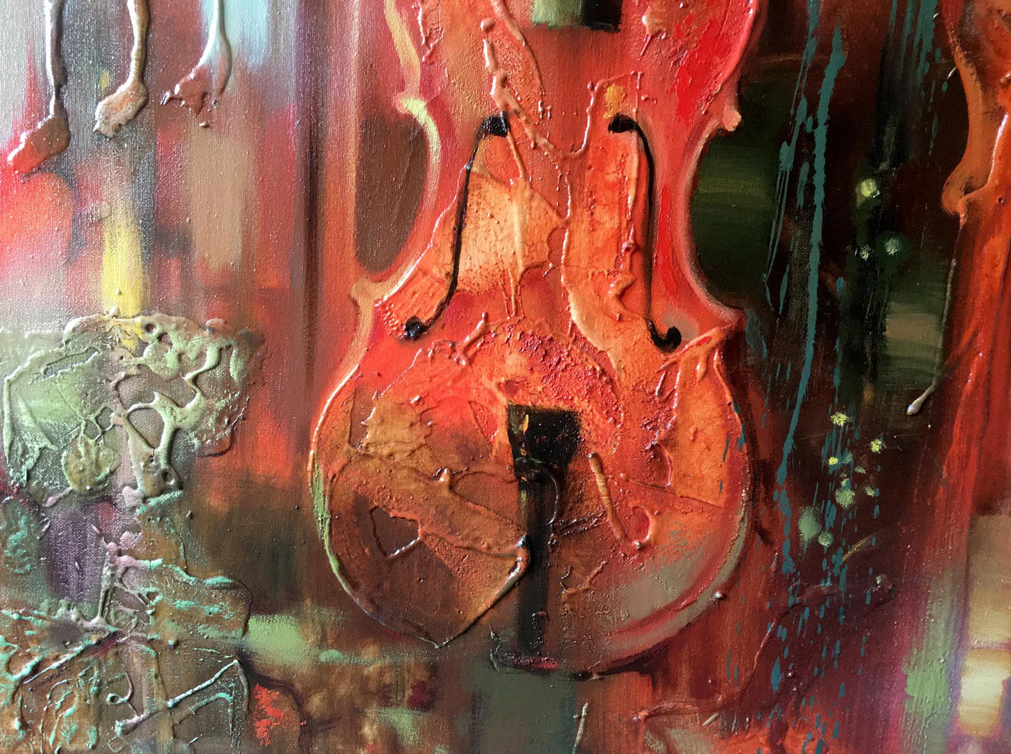 Abstract oil painting Sonic Impression Anatoly Tarabanov