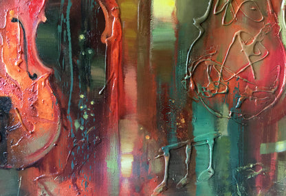 Abstract oil painting Sonic Impression Anatoly Tarabanov