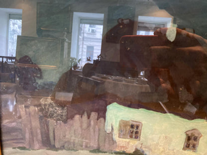 Oil painting Village life Grigory Petrovich Svitlytskyi