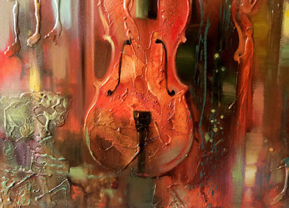 Abstract oil painting Sonic Impression Anatoly Tarabanov