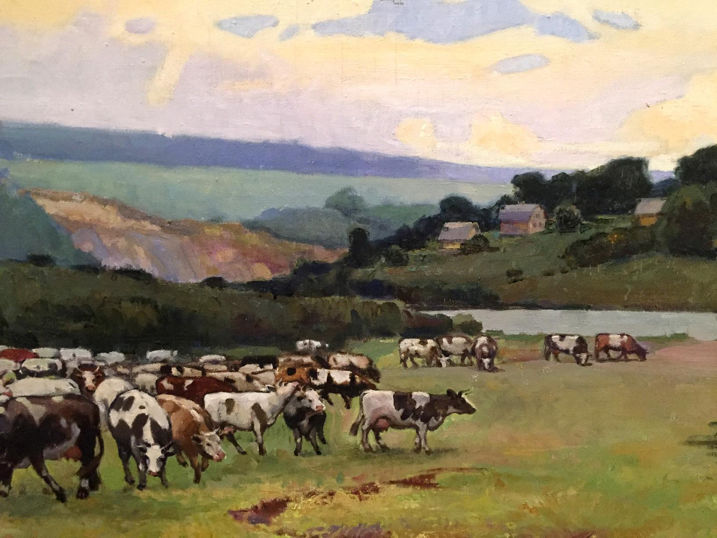 Oil painting Over the Boog P. Taranyuk