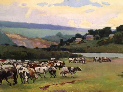 Oil painting Over the Boog P. Taranyuk