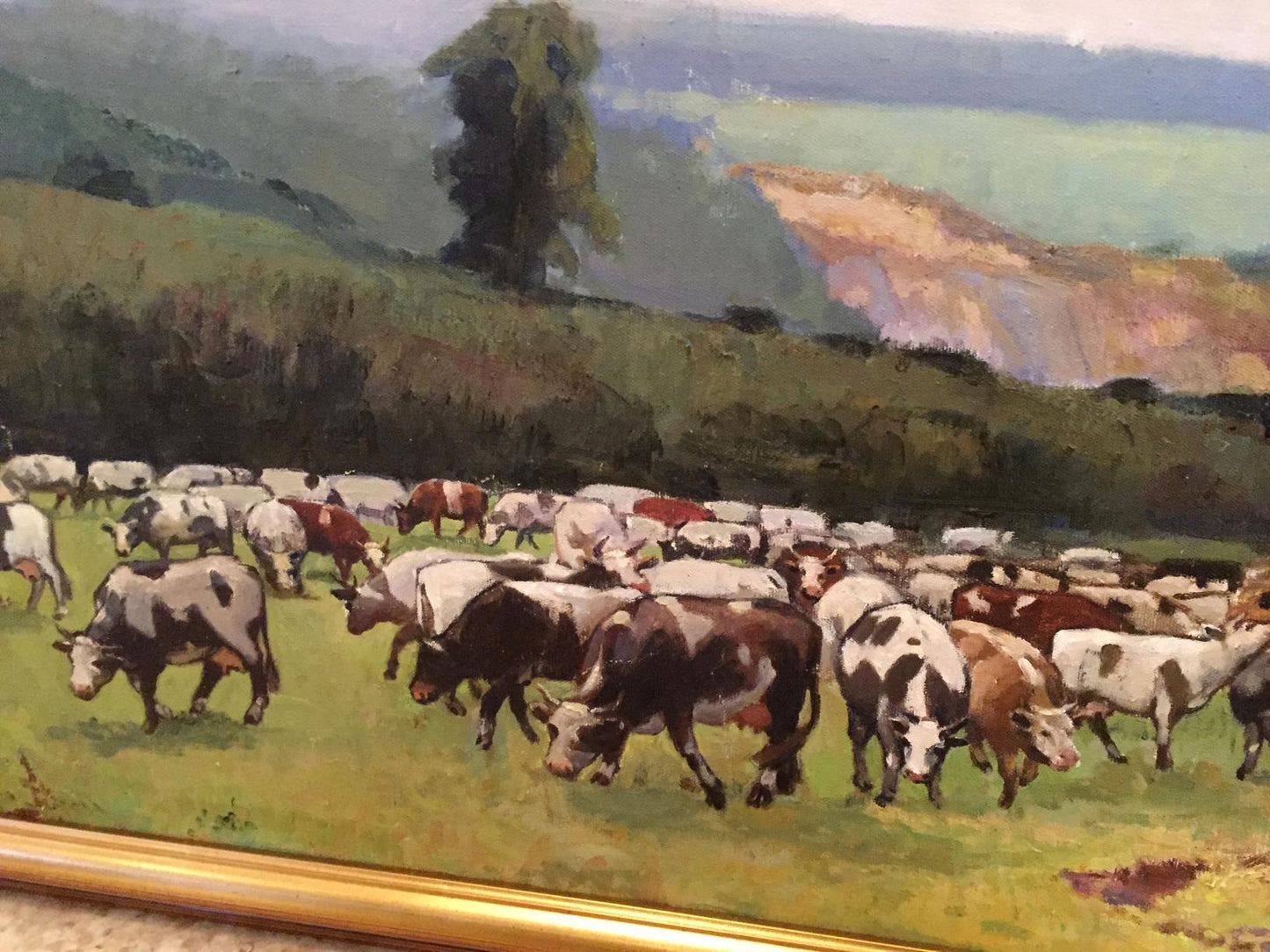 Oil painting Over the Boog P. Taranyuk