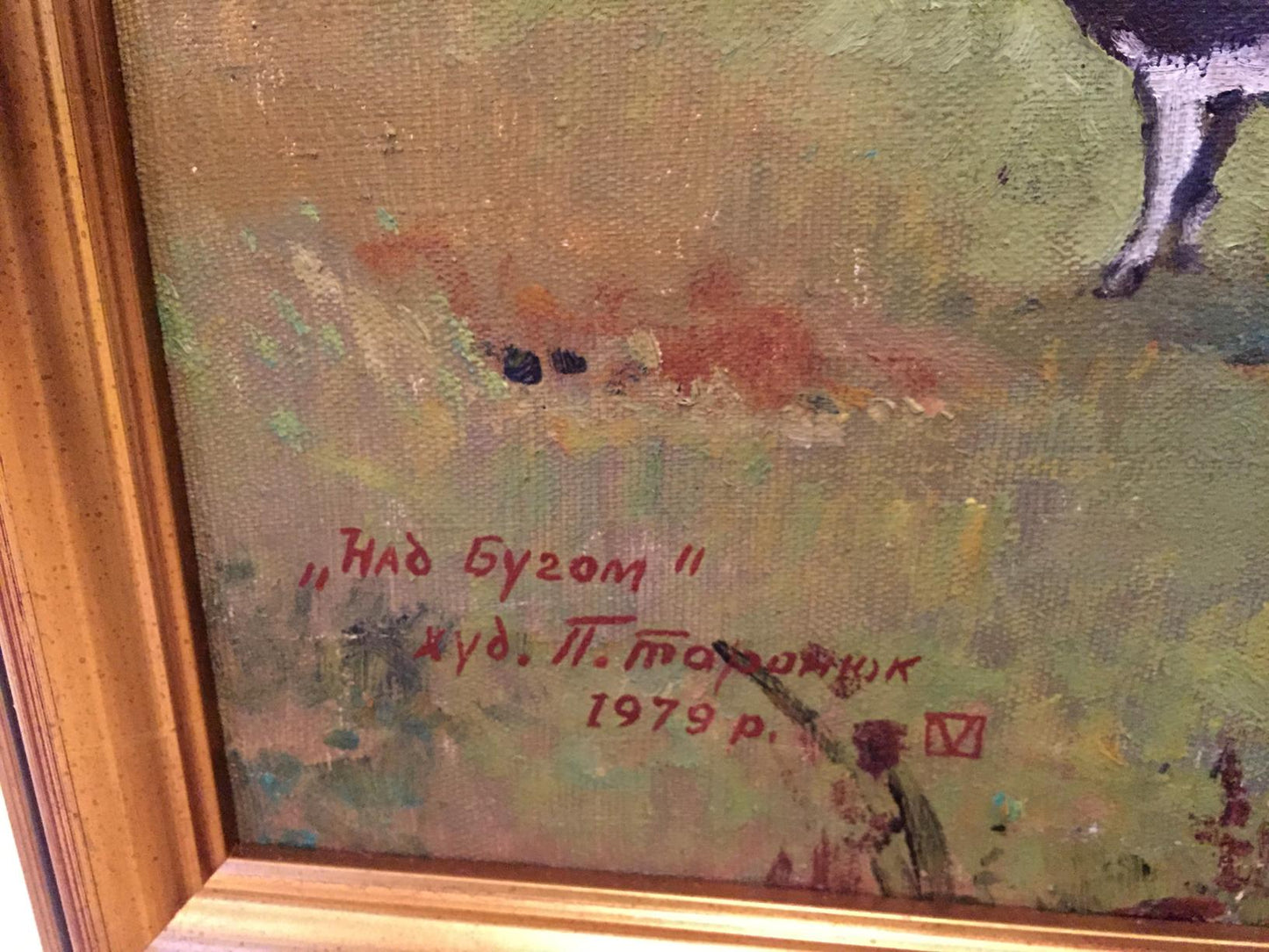 Oil painting Over the Boog P. Taranyuk