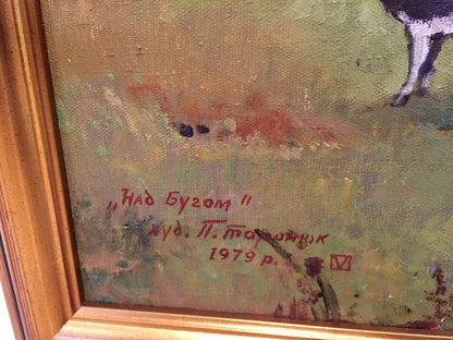 Oil painting Over the Boog P. Taranyuk