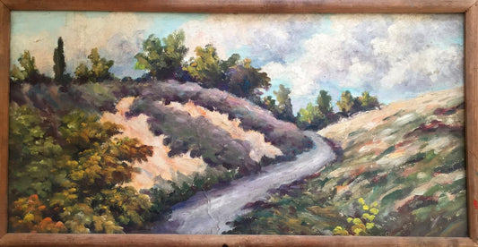 Oil painting Relaxation in nature glade Unknown artist