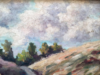 Oil painting Relaxation in nature glade Unknown artist