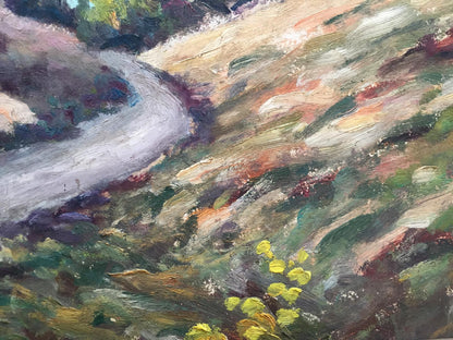 Oil painting Relaxation in nature glade Unknown artist