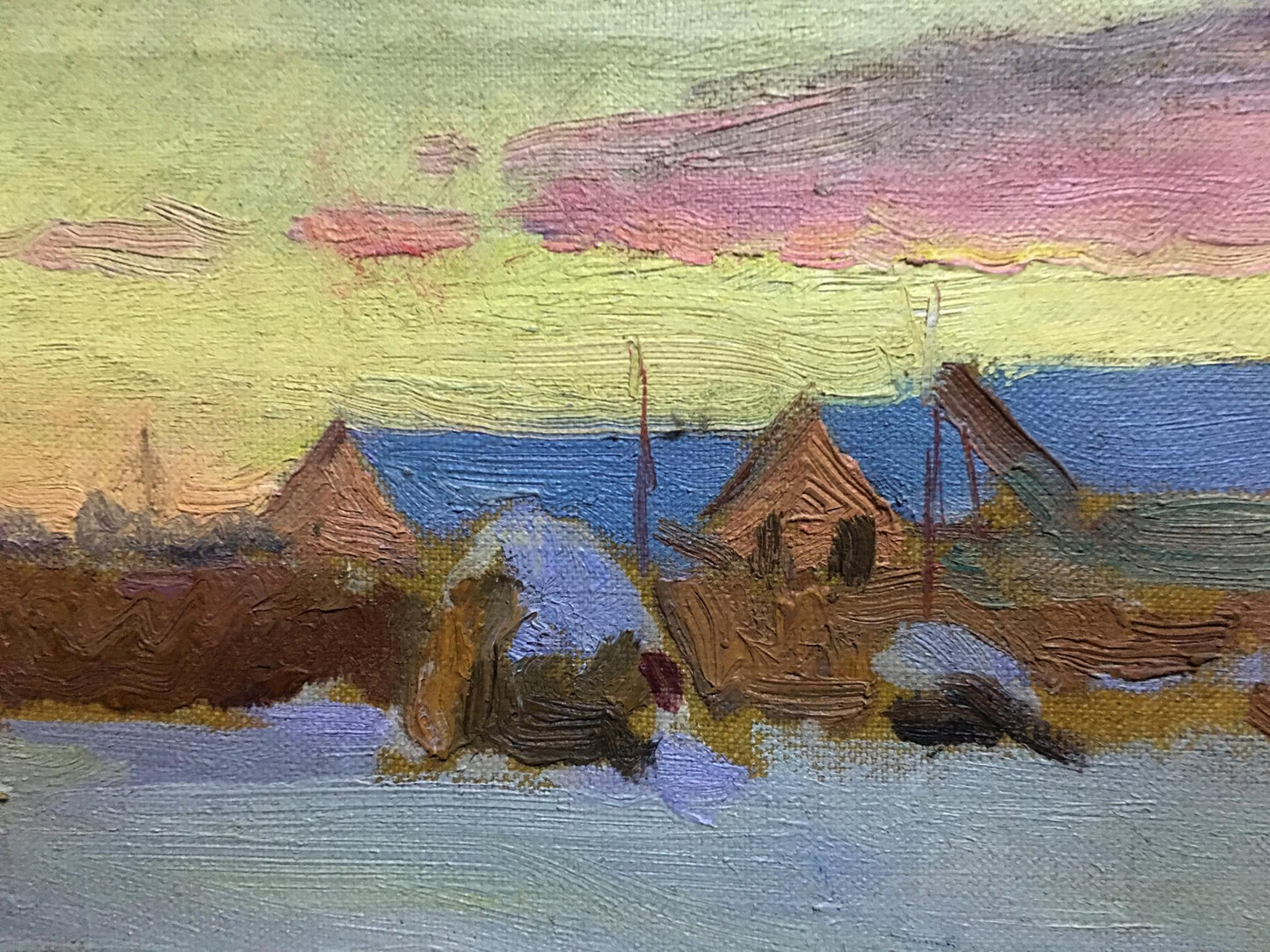 Oil painting January 24th Vitaliy Baranenko