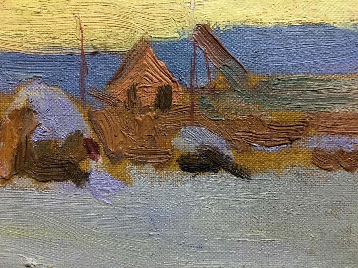 Oil painting January 24th Vitaliy Baranenko