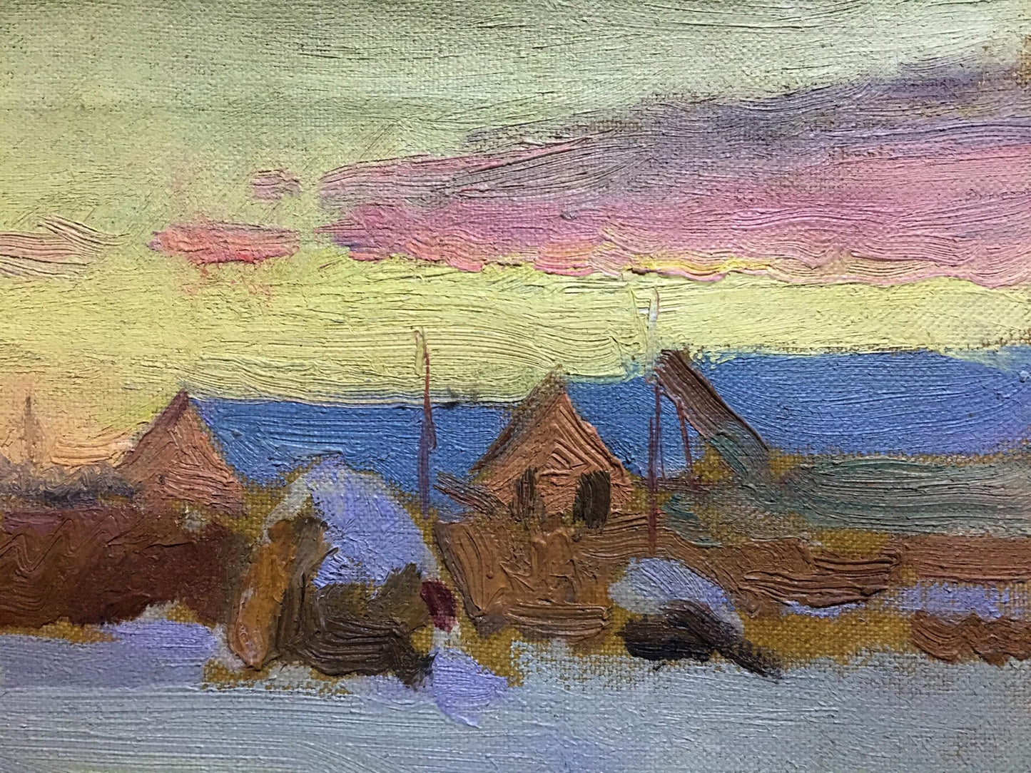 Oil painting January 24th Vitaliy Baranenko