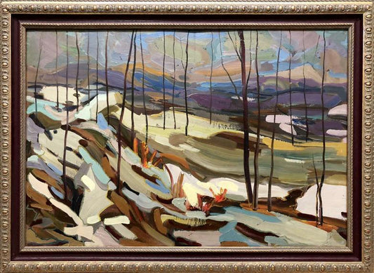 Oil painting Spring Mykola Reznik