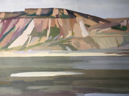 Gouache painting Mountain View Chernikov Vladimir Mikhailovich
