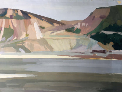 Gouache painting Mountain View Chernikov Vladimir Mikhailovich