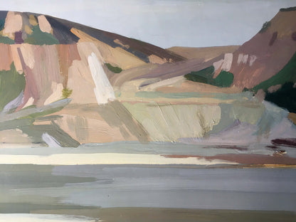 Gouache painting Mountain View Chernikov Vladimir Mikhailovich